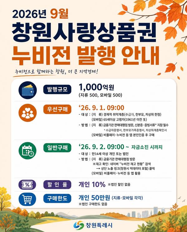 9월 판매 계획 안내