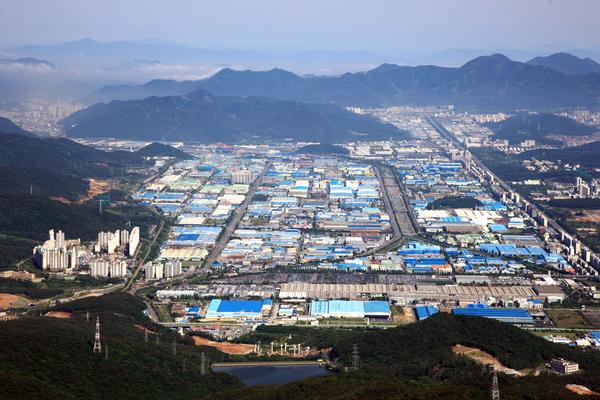 창원국가산업단지 전경 