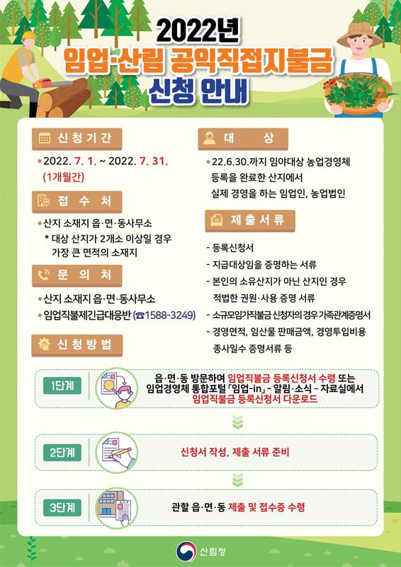 창원특례시 &ldquo;오는 31일까지 임업직불금 신청하세요&rdquo;창원특례시 “오는 31일까지 임업직불금 신청하세요”.jpg