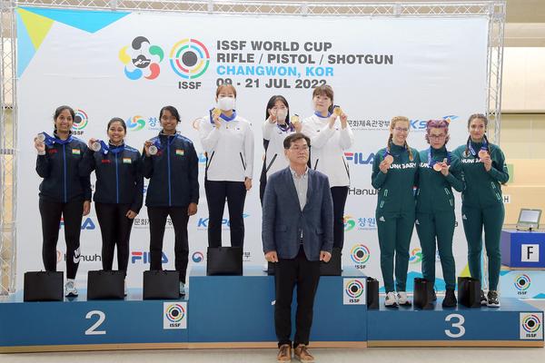 &lsquo;ISSF 창원 월드컵 사격대회&rsquo; 10m 여자 공기소총 단체전 금빛 총성 ‘ISSF 창원 월드컵 사격대회’ 10m 여자 공기소총 단체전 금빛 총성 (체육진흥과) (1).jpg