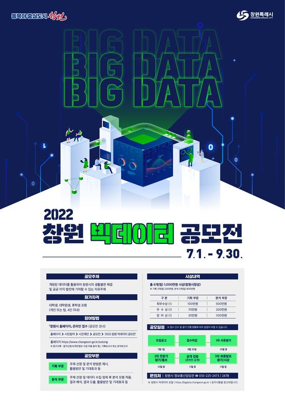 창원특례시, 2022 창원 빅데이터 공모전 개최창원특례시, 2022 창원 빅데이터 공모전 개최.jpg