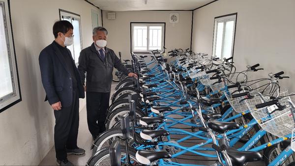 창원시, 낙동강 녹색자전거길 무료대여소 현장점검 