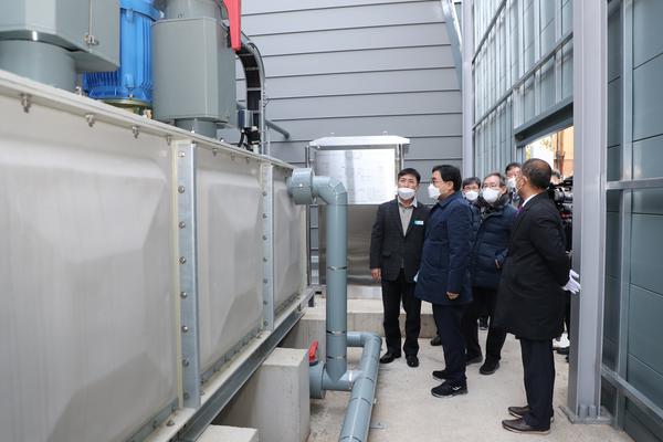 창원시, &lsquo;돔 건축물&rsquo; 하수예비처리장 민원방지대책 사업 준공 