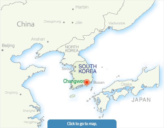Changwon South Korea Map Directions | Information On The City Hall | About Changwon | Changwon