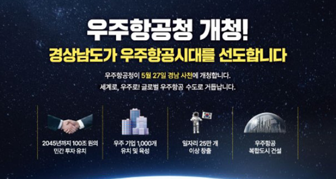 2024년 5월 27일 우주항공청 개청 세계로, 우주로! 글로벌 우주항공 수도로 거듭납니다