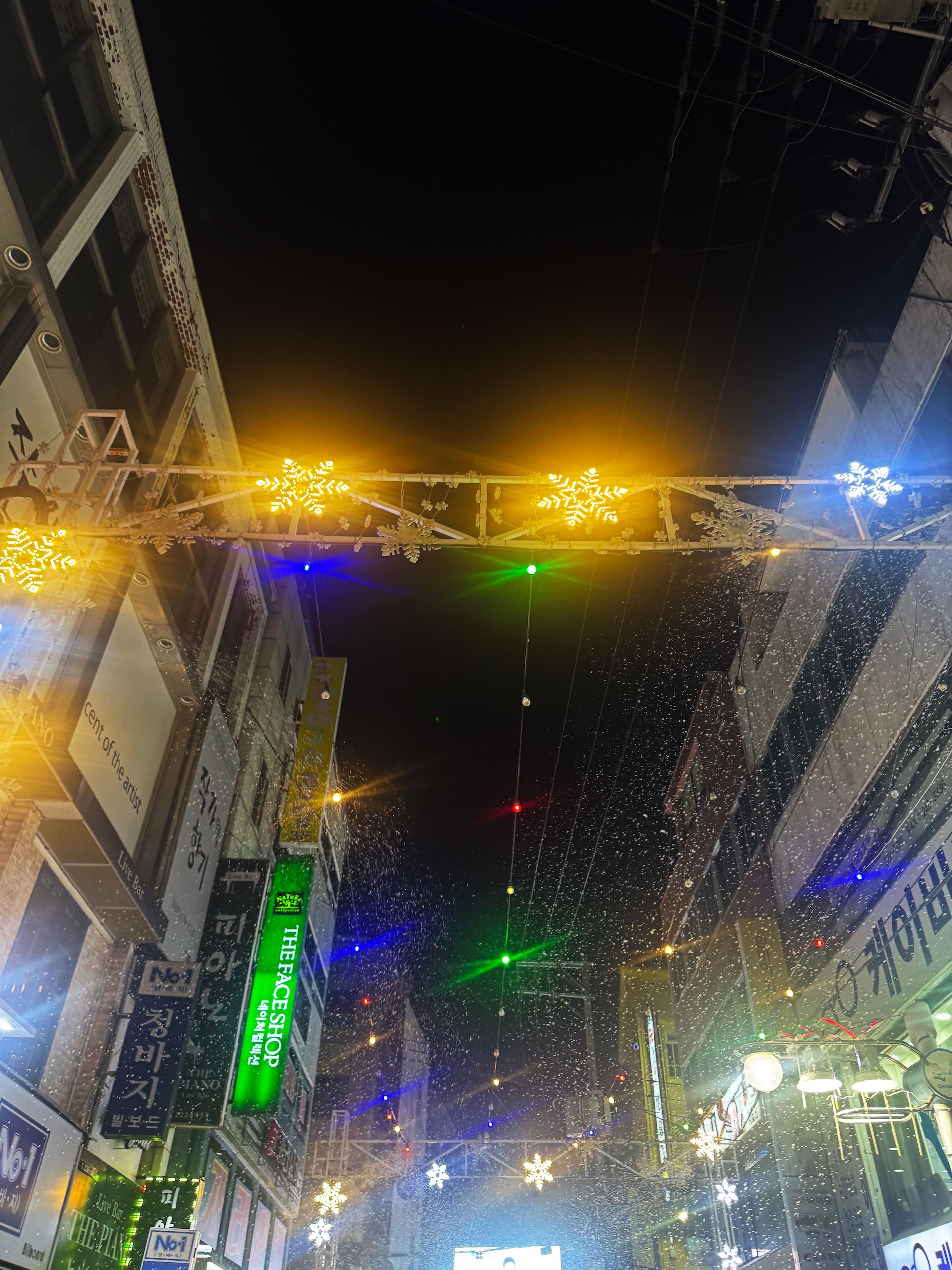 창동 거리 눈꽃 축제