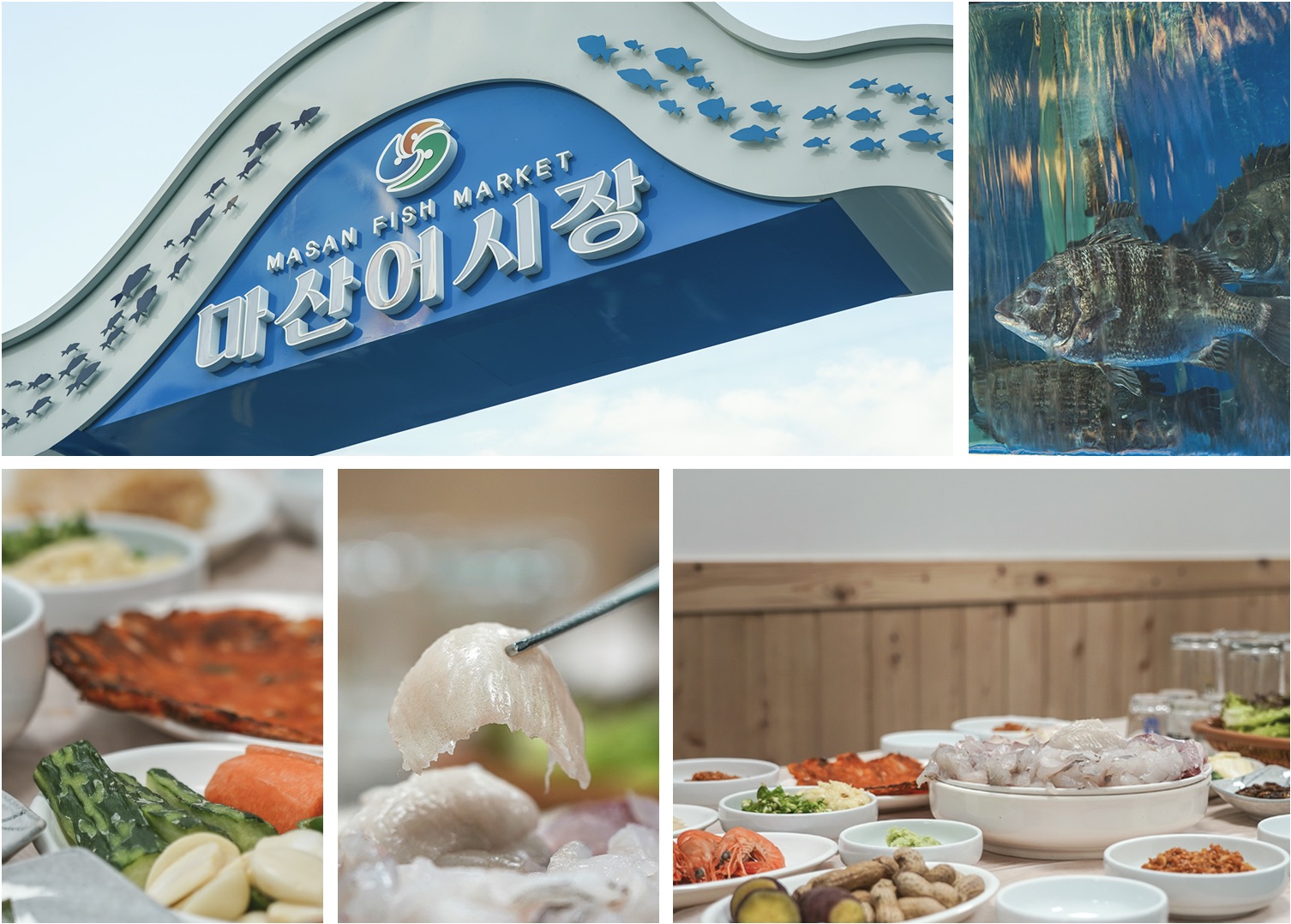 마산 어시장 횟집 거리